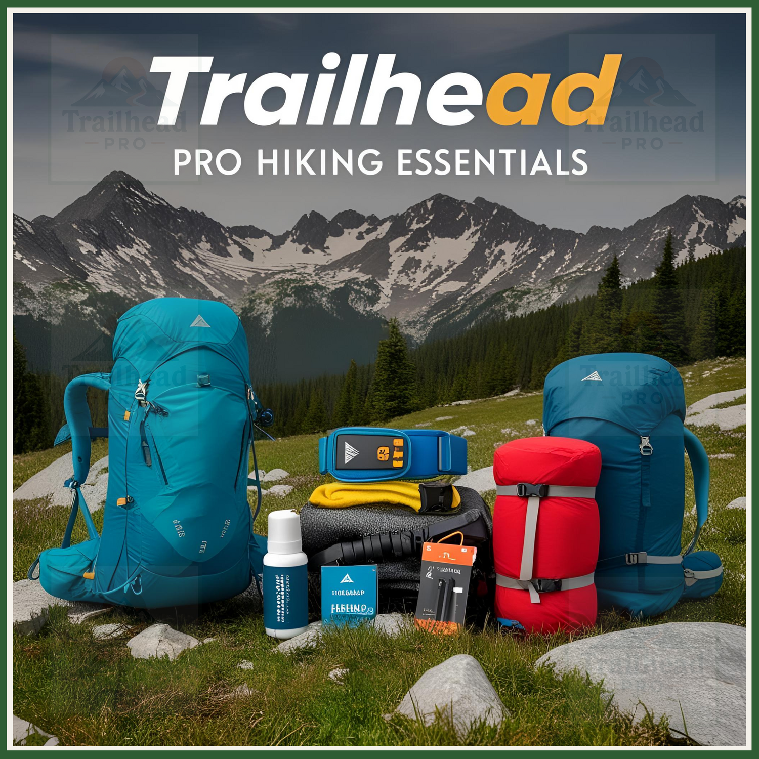“Essential hiking gear, including backpacks, hydration solutions, and trekking poles for outdoor adventures”