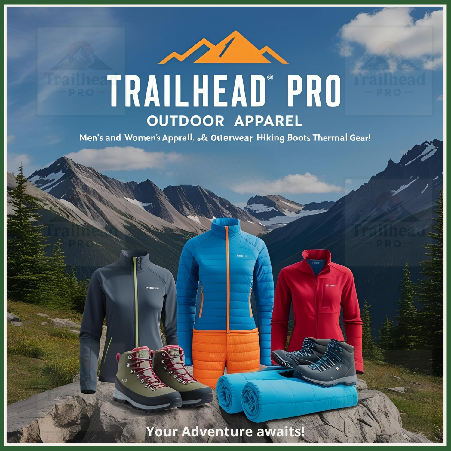 “Durable outdoor apparel including jackets, boots, and thermal gear for rugged adventures”